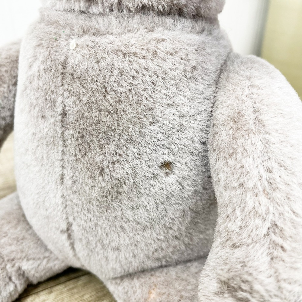 Steiff Elephant Plush Grey Mohair Collectors Button in Ear Made in Germany - Picture 9 of 16